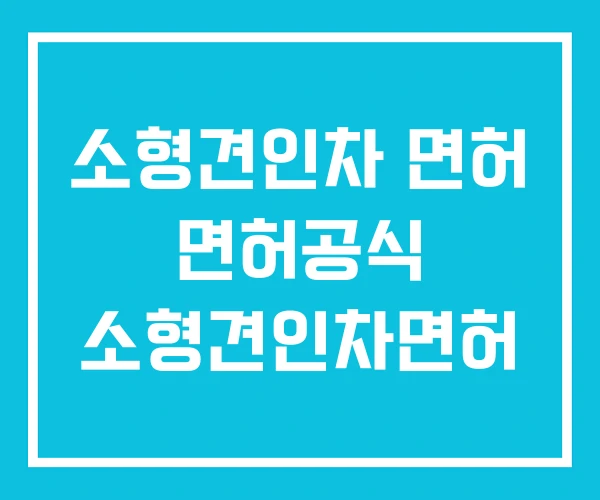 소형견인차 면허 면허공식 소형견인차면허 소형견인차 면허 면허공식 소형견인차면허